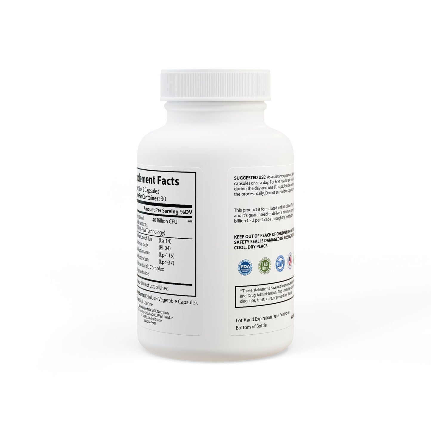 Harmon Probiotics Supplement (60 Capsules)