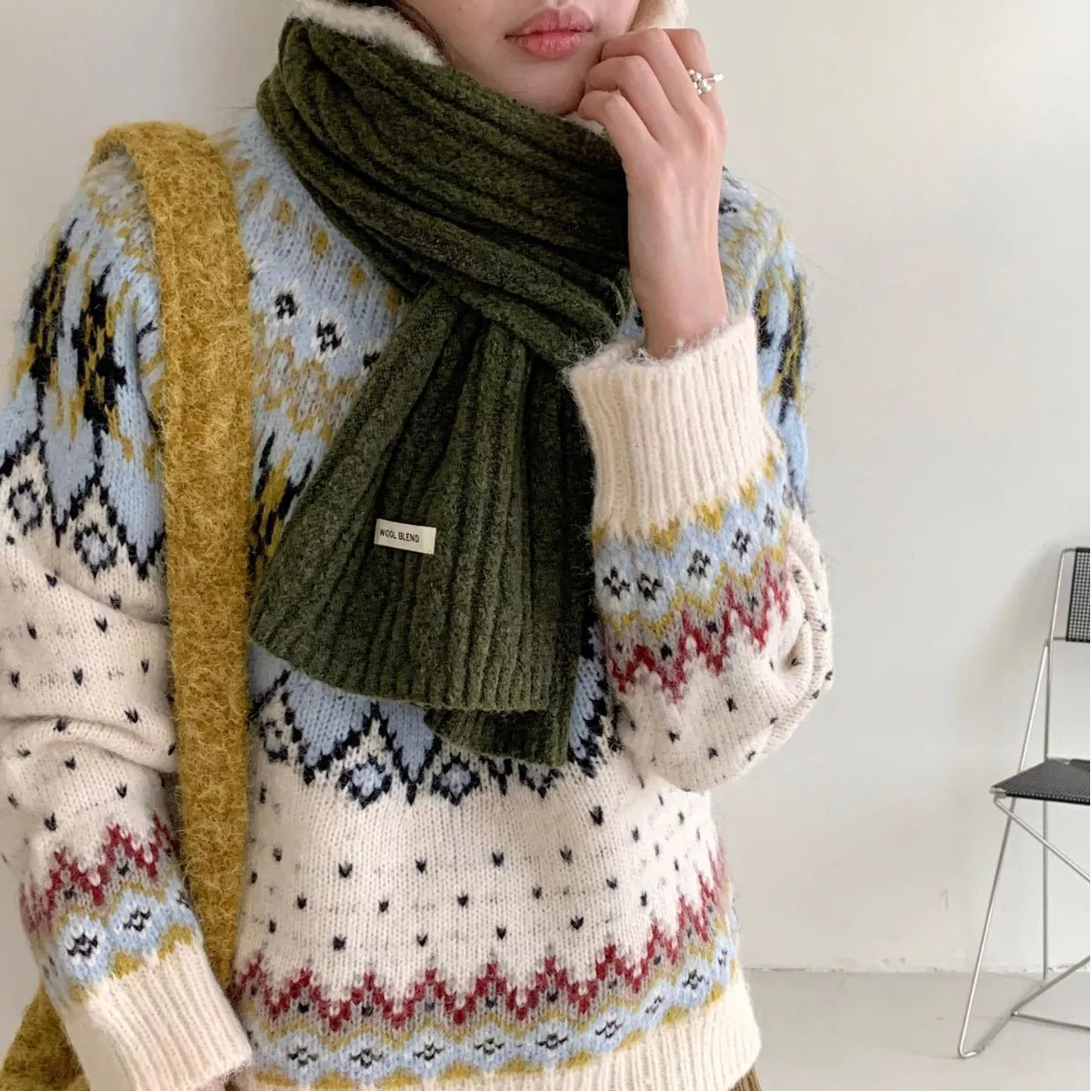 Chunky Knit Winter Warm Scarf