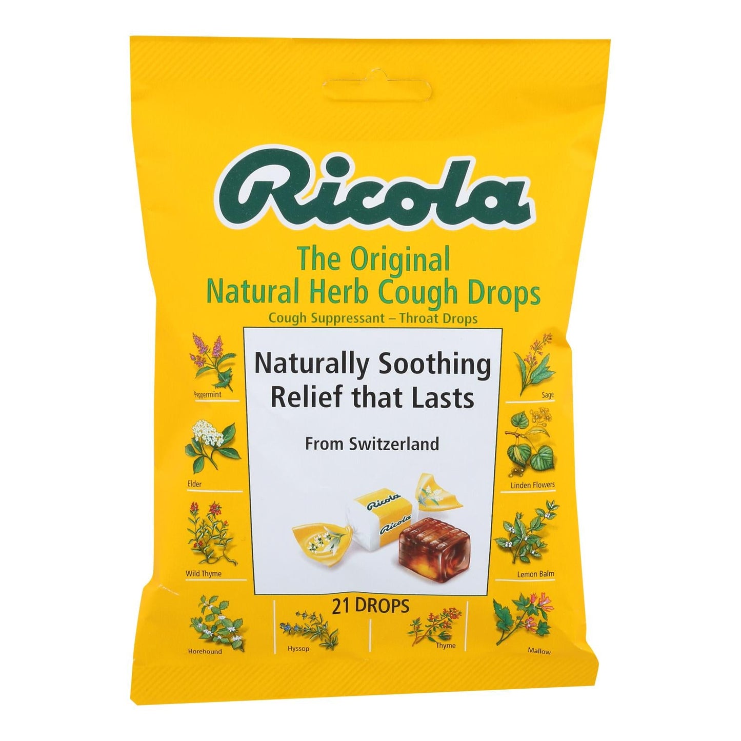 Ricola Original Herb Cough Drops (8x21 Ct)