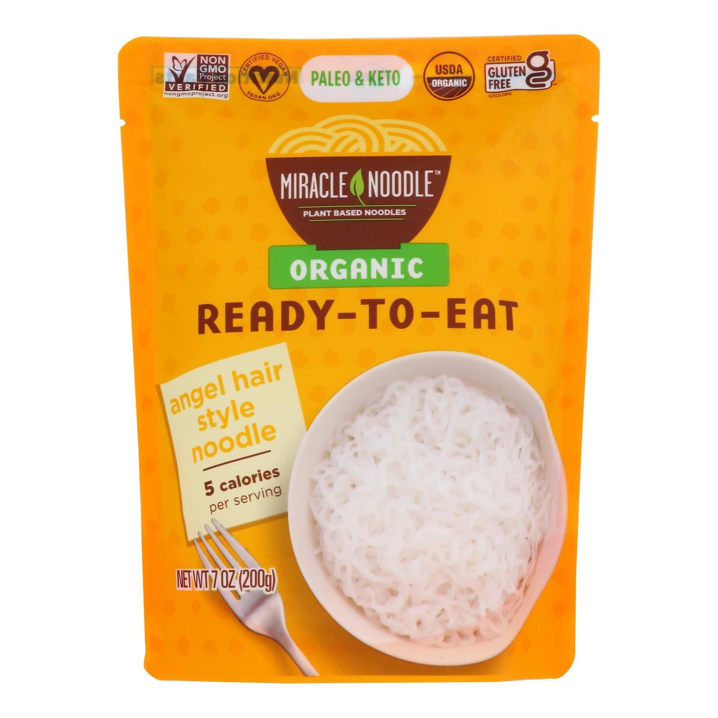 Miracle Noodle Angel Hair Noodles, 7 Oz. (Pack of 6)
