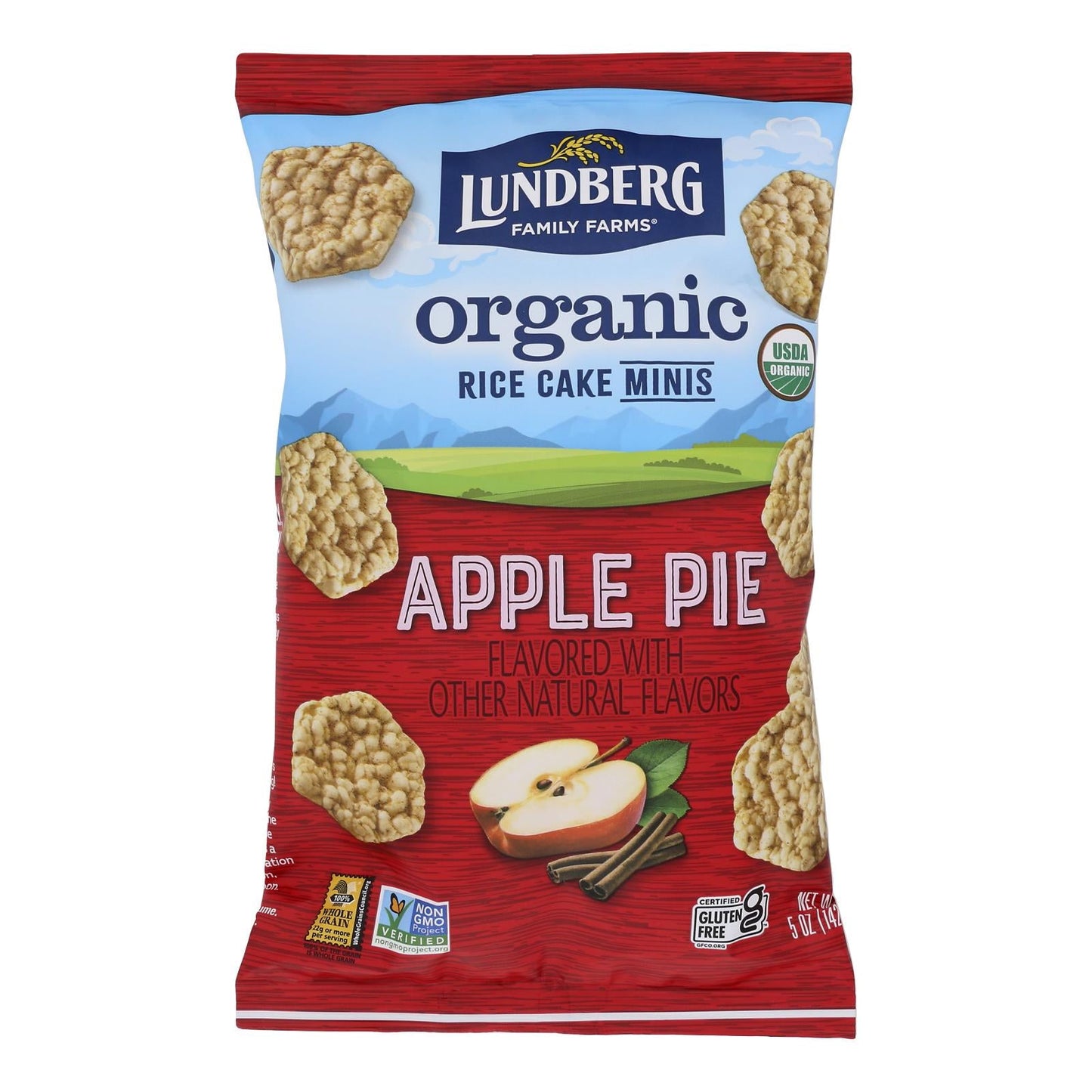 Lundberg Family Farms - 6-Pack Mini Apple Pies (5 Oz Each)
