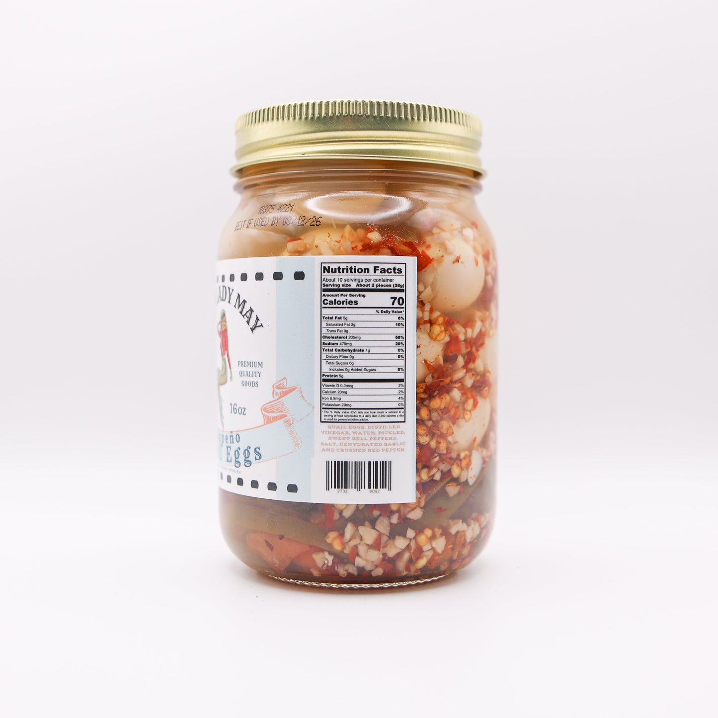 Pickled Jalapeño Quail Eggs