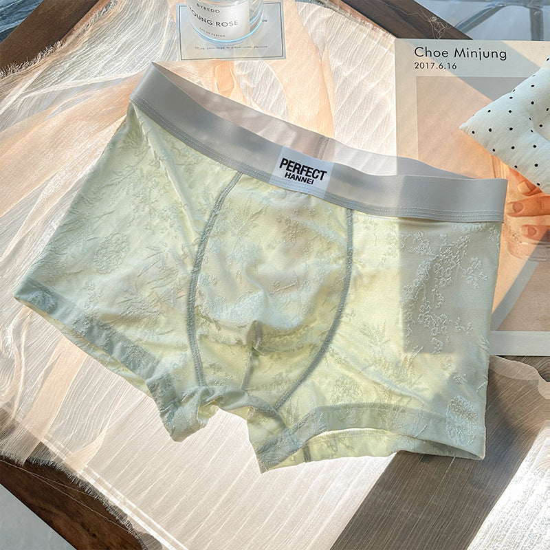 Mens Boxer Briefs For Summer Mid-rise Form-fitting And Breathable