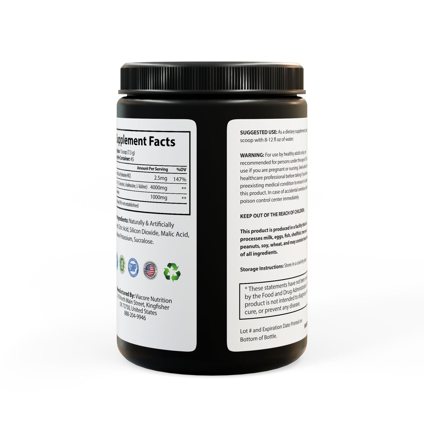 Vitape BCAA Supplement, Watermelon 11.oz