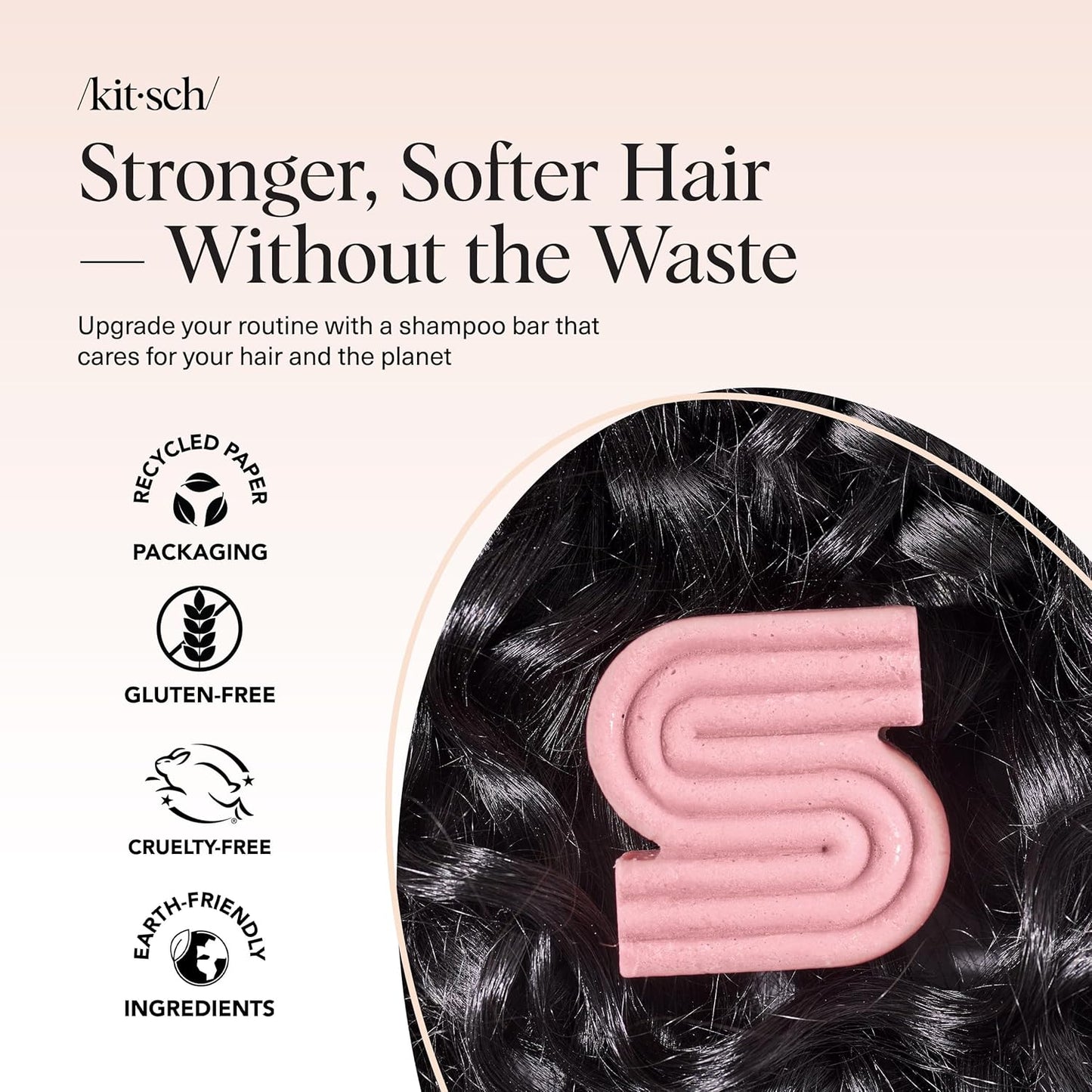 KITSCH Castor Oil Nourishing Shampoo Bar