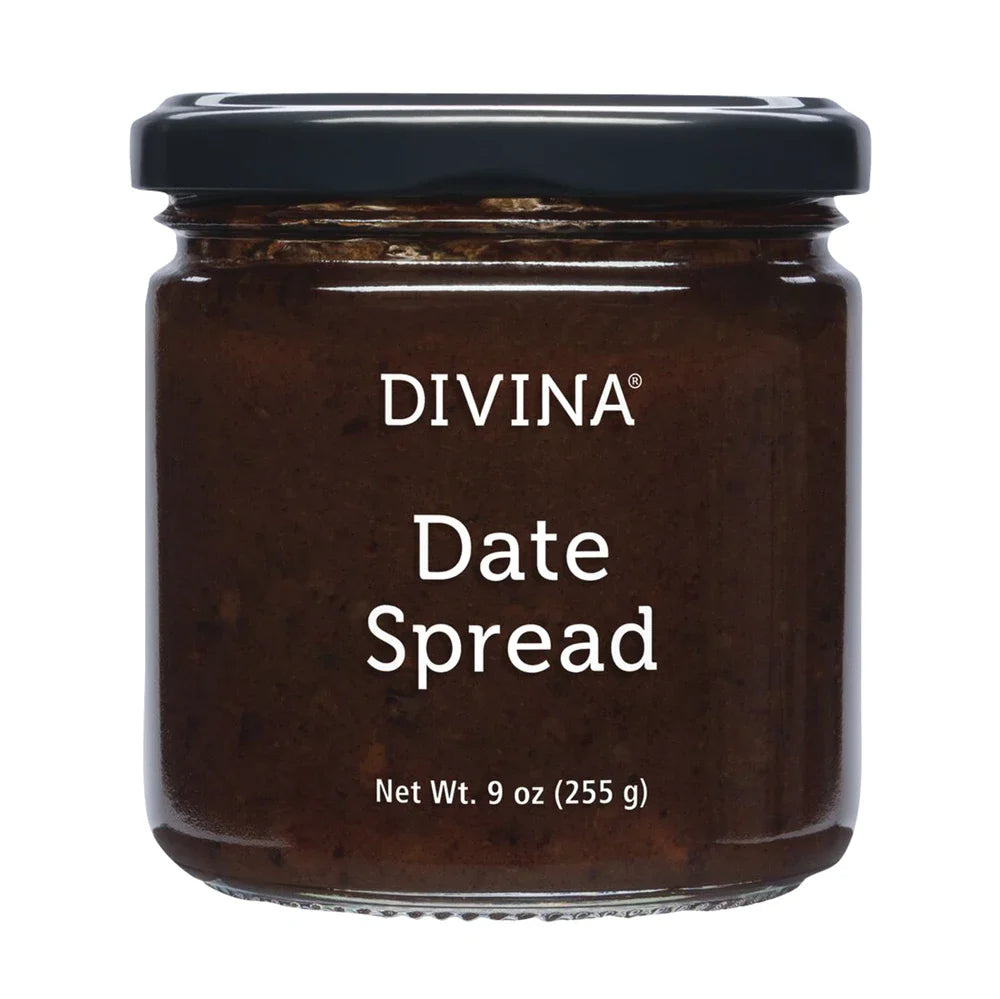 Divina Spread - Date, 9 oz (12 Pack) - Gluten-Free Greek