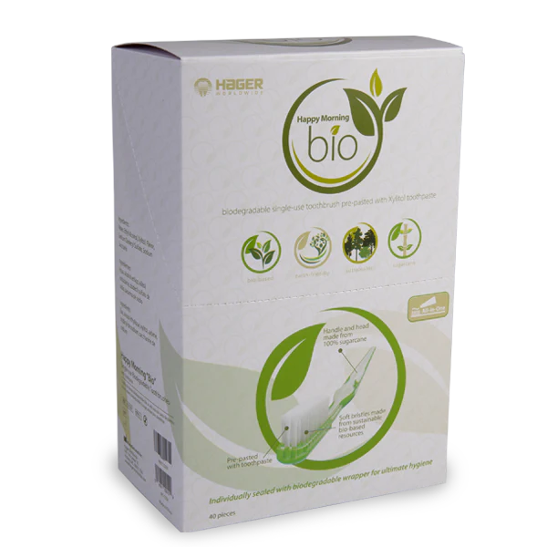 Hager Pharma - Tbrsh Hpy Mrng Bio Toothpaste (Pack of 40)