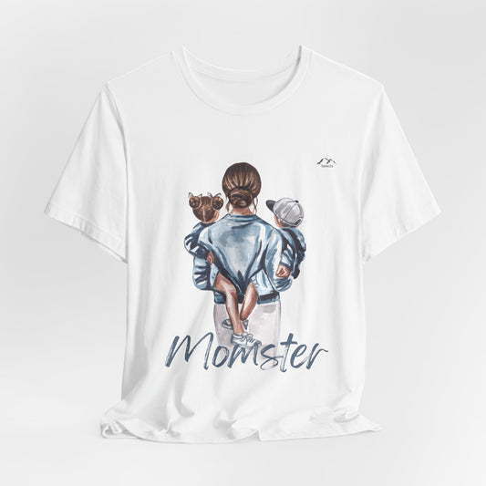 TS-075ML-24 Momster Love shirt Mom Gift Art Design