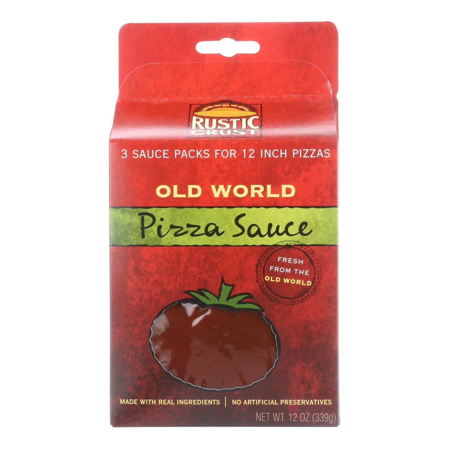 Rustic Crust Pizza Sauce: Authentic Italian Flavor, Bulk 6-Pack, 12 Oz. Each
