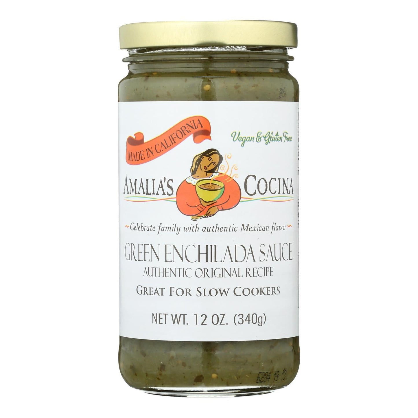 Amalia's Cocina Green Enchilada Sauce, (12-Pack), 12 fl oz