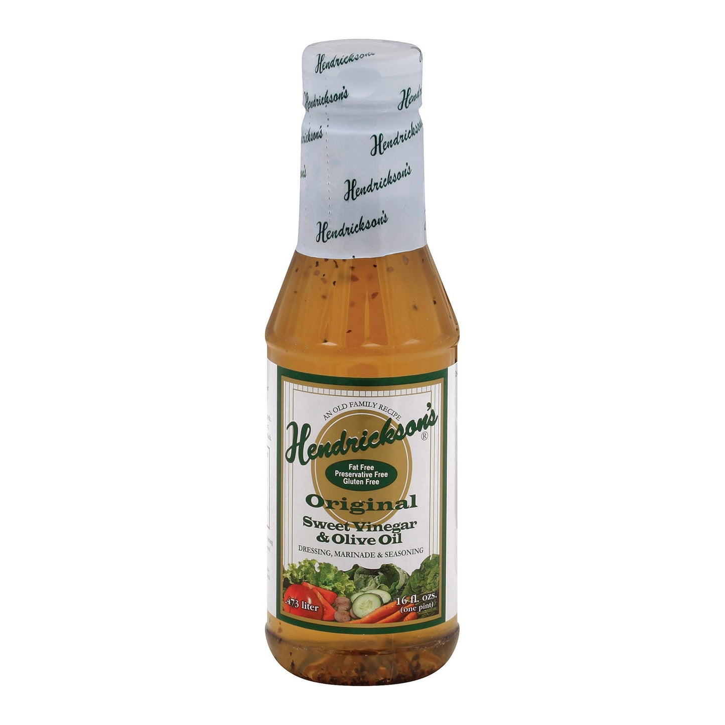Hendrickson's Original Sweet Vinegar and Olive Oil (Pack of 6) - 16 Fl Oz.