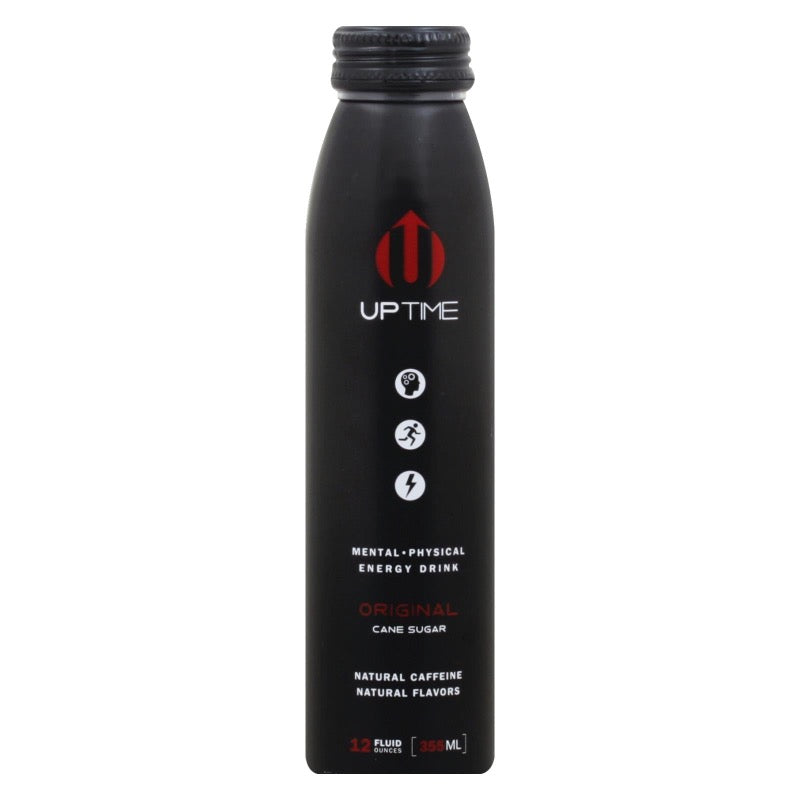 Uptime Energy Drink Citrus Cane Sugar -12 Fl Oz (Pack of 12)
