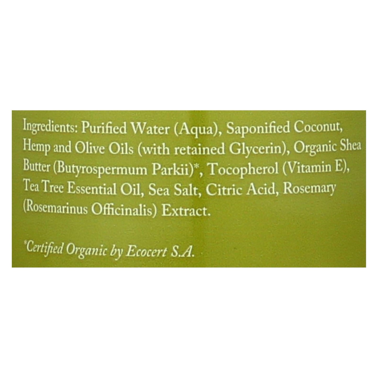 Dr. Woods Shea Vision Pure Castile Tea Tree Oil Soap (8 Fl Oz)