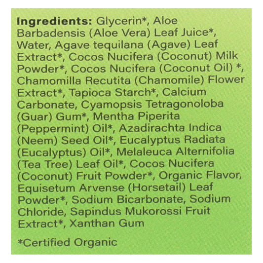 Radius Whitening Mint Aloe Neem Toothpaste, 3 Oz.