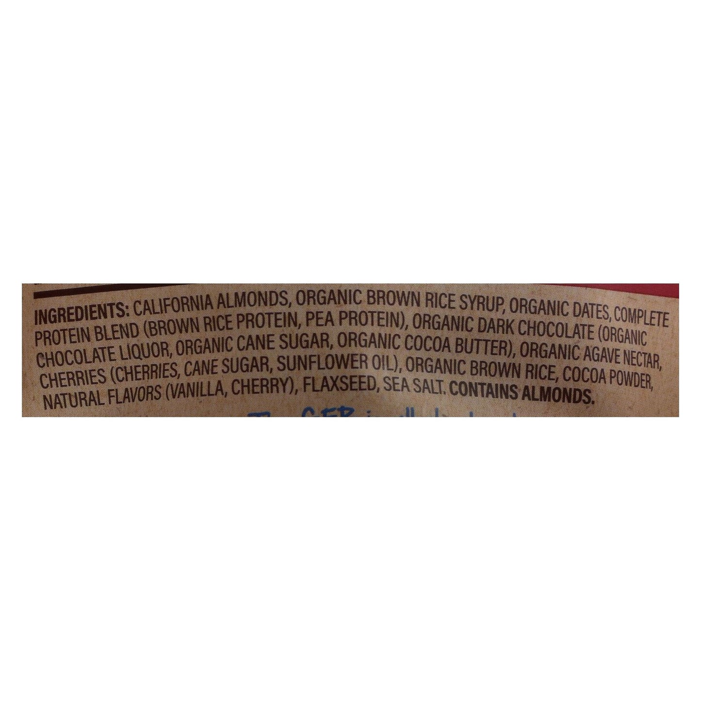 Nature's Bakery Gluten-Free Bites Chocolate Cherry Almond (Pack of 6 - 4 Oz. Per Bite)