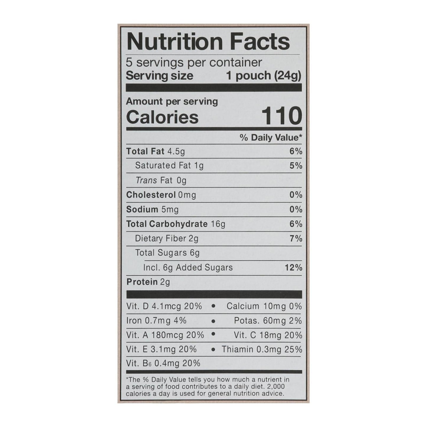 Made Good Mini Chocolate Chip Granola Bars, 5.85 oz, Pack of 6