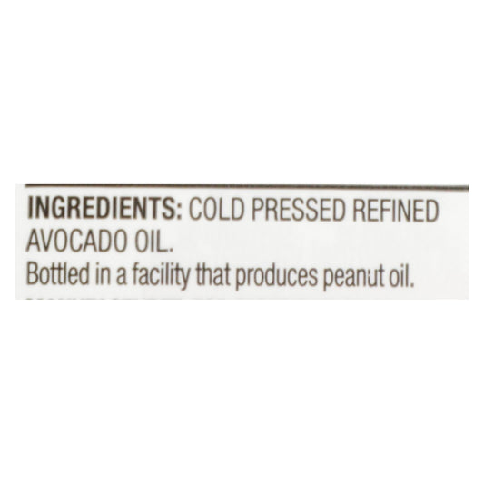 Spectrum Naturals Avocado Oil, Refined Cold Pressed, Non-GMO, 16 Fl Oz (Pack of 6)
