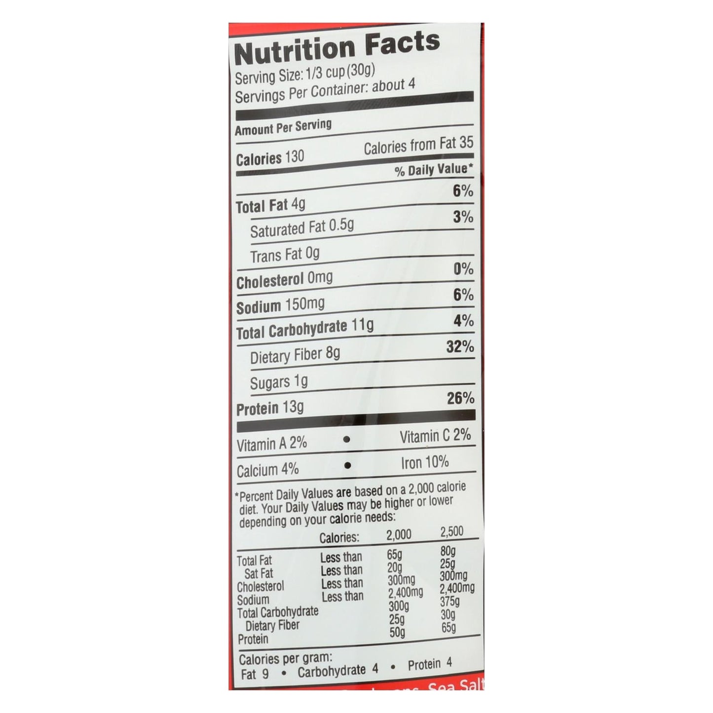 Seapoint Farms Dry Roasted Sea Salt Edamame, 4 Oz. Bags (Case of 12)