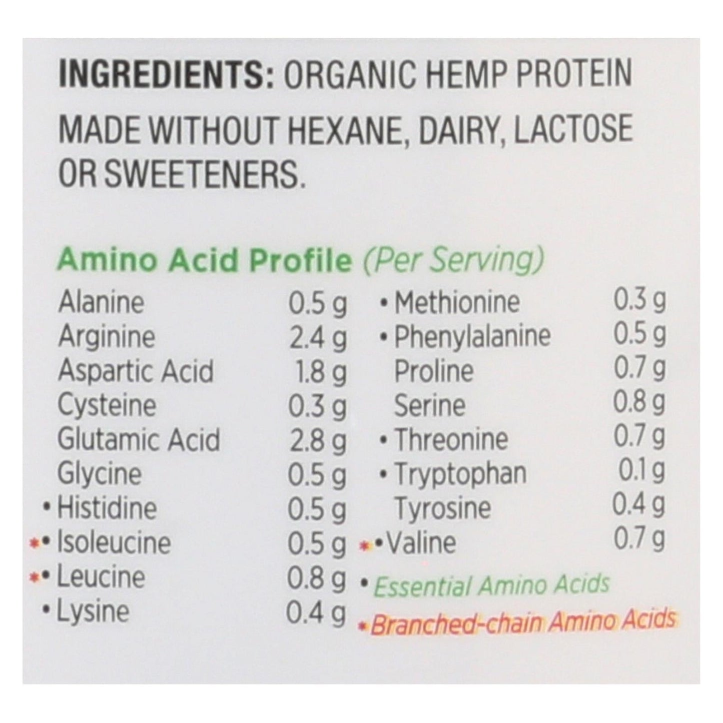 Nutiva Organic Hemp Protein Powder, 16 Oz