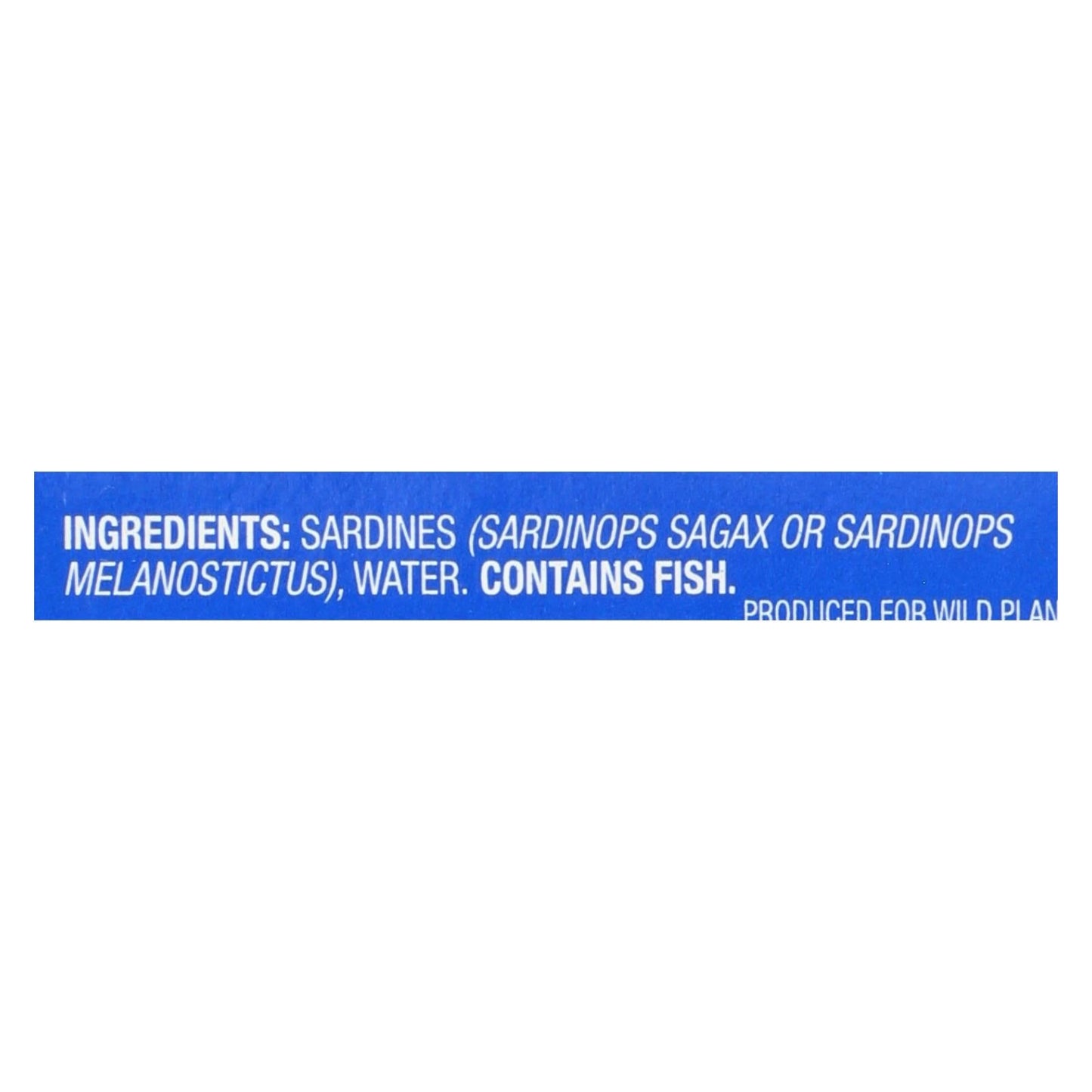 Wild Planet Sardines in Water, Omega 3 Rich, Gluten-Free, Non-GMO (Pack of 12 - 4.375 Oz. Cans)
