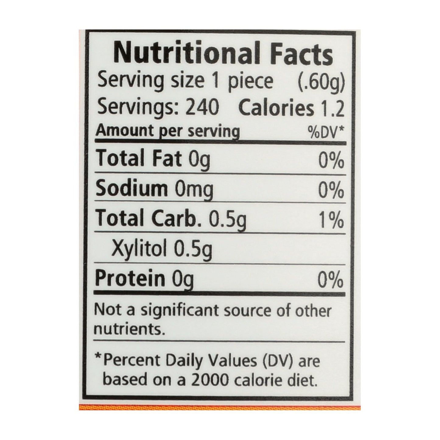 Spry 240ct Cinnamon Xylitol Gems