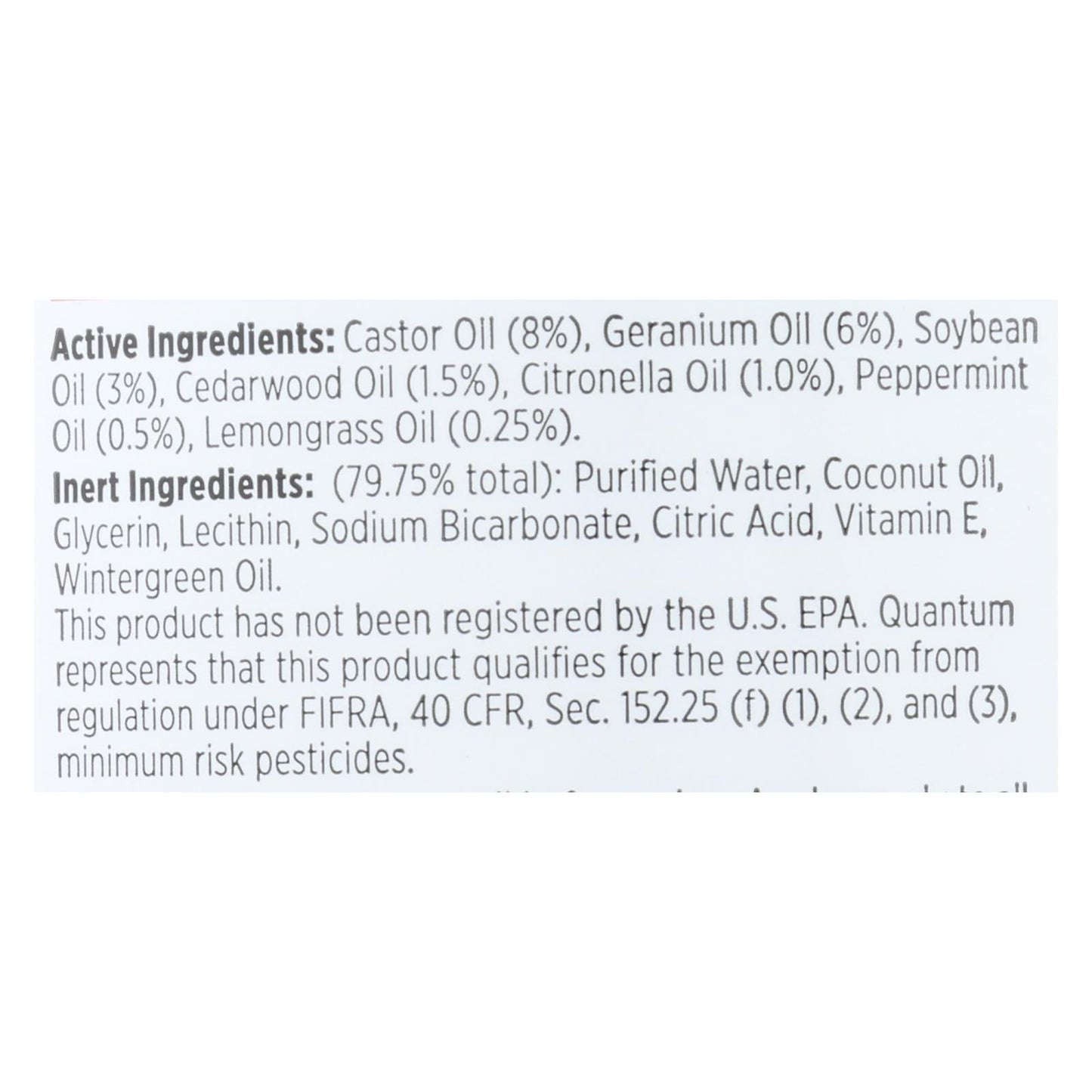 Quantum Buzz Away Extreme Insect Repellent - 4 Oz.