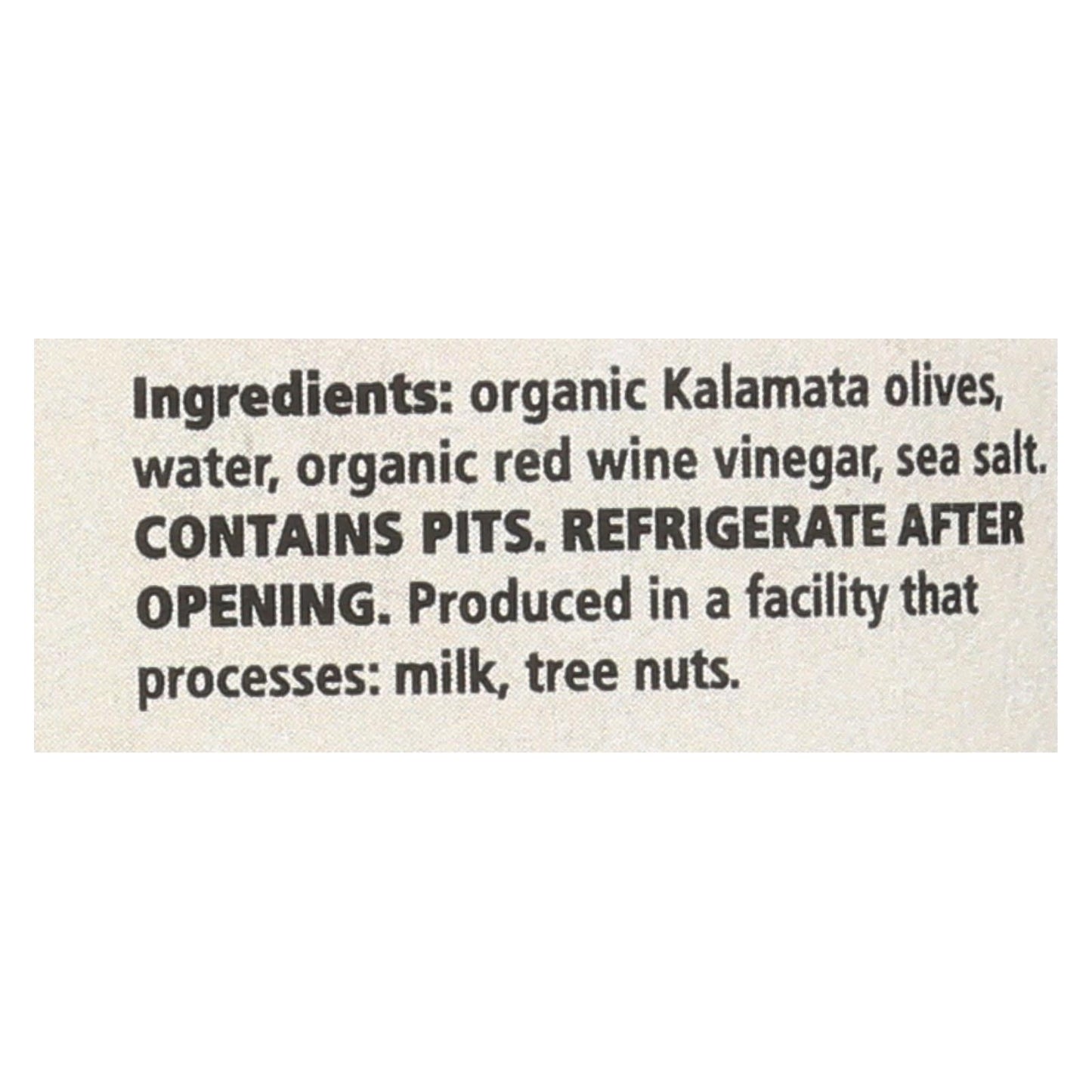 Divina Organic Kalamata Olives, 6.35 Oz., Pack of 6