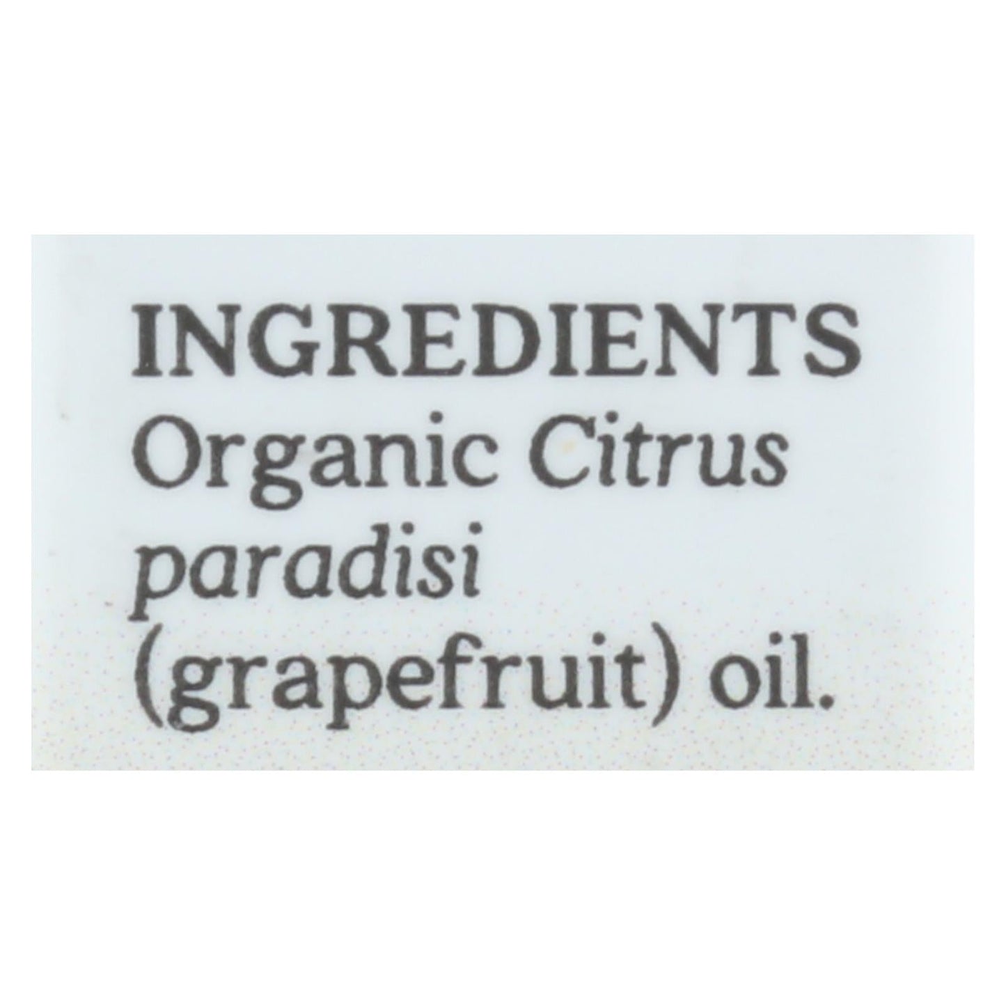 Aura Cacia Organic Grapefruit Essential Oil .25 Oz
