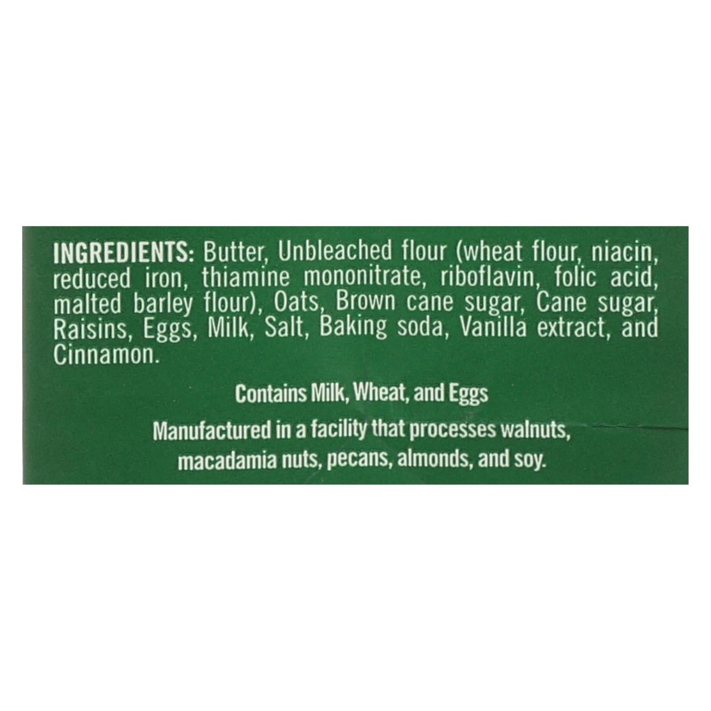 Tate's Bake Shop Oatmeal Raisin Cookies, 7 Oz, Pack of 12