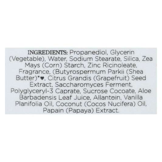 Nubian Heritage Coconut and Papaya Deodorant - All Natural, 24 Hour Protection, with Vanilla Oil, 2.25 Oz