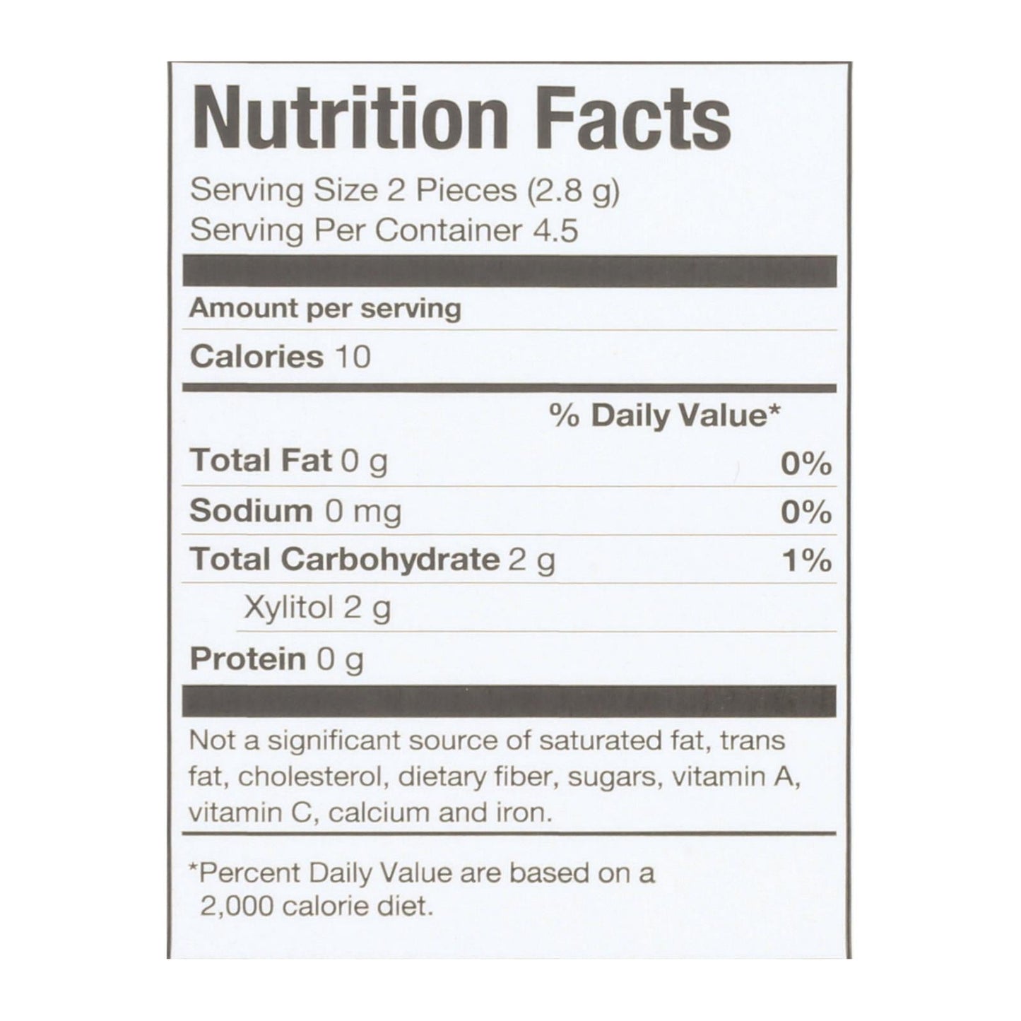 Pur Gum Cinnamon Aspartame Free, 9 Pieces x 12.6g (Case of 12)