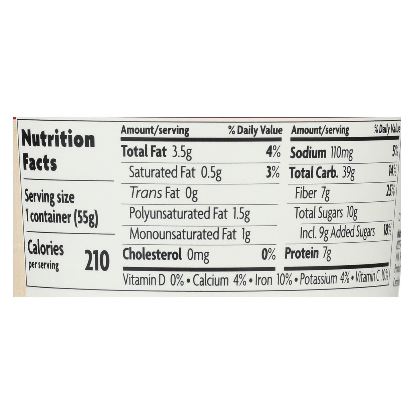 Nature's Path Organic Hot Summer Berries Boost Oatmeal, 12-Pack (1.94 Oz Each)