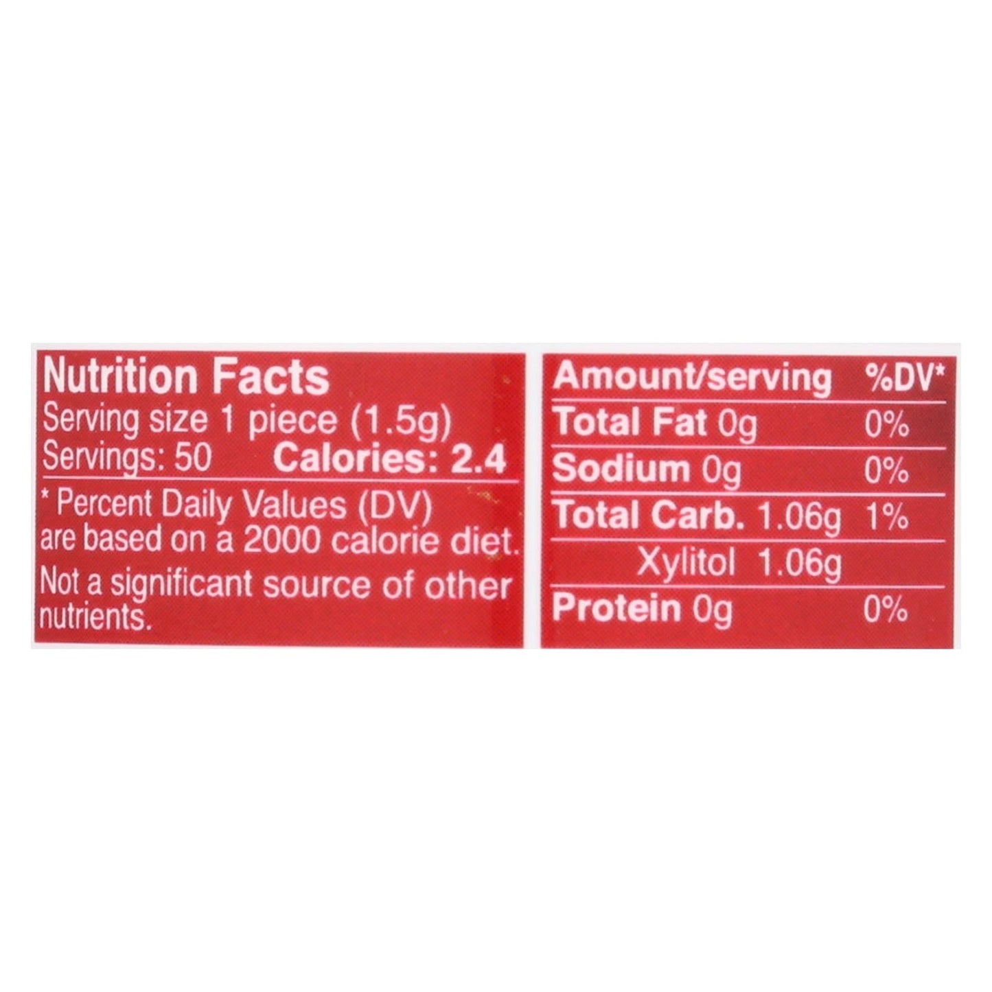 Epic Dental Xylitol Gum - Cinnamon (50 ct)