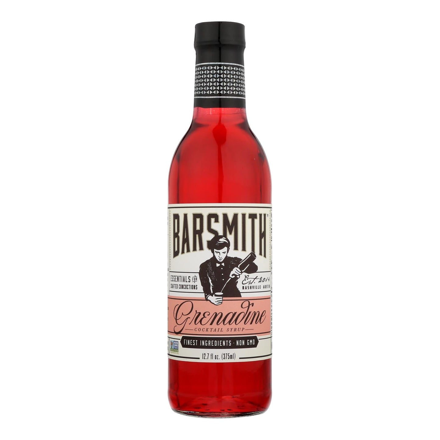 Barsmith Grenadine Cocktail Syrup - Pack of 6 - 12.7 Fl Oz