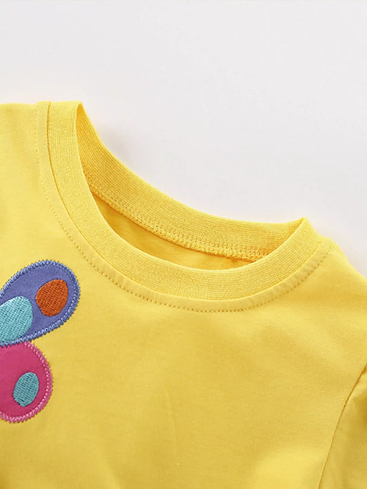 Children's Butterfly Rainbow Casual Dress