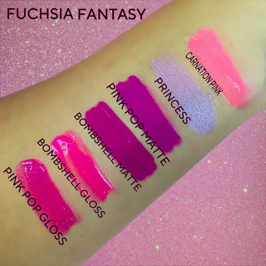 Fuchsia Fantasy Lip Gloss Set