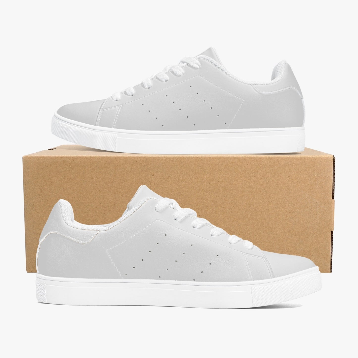 SHO-025GY-24 Classic Leather Sneakers