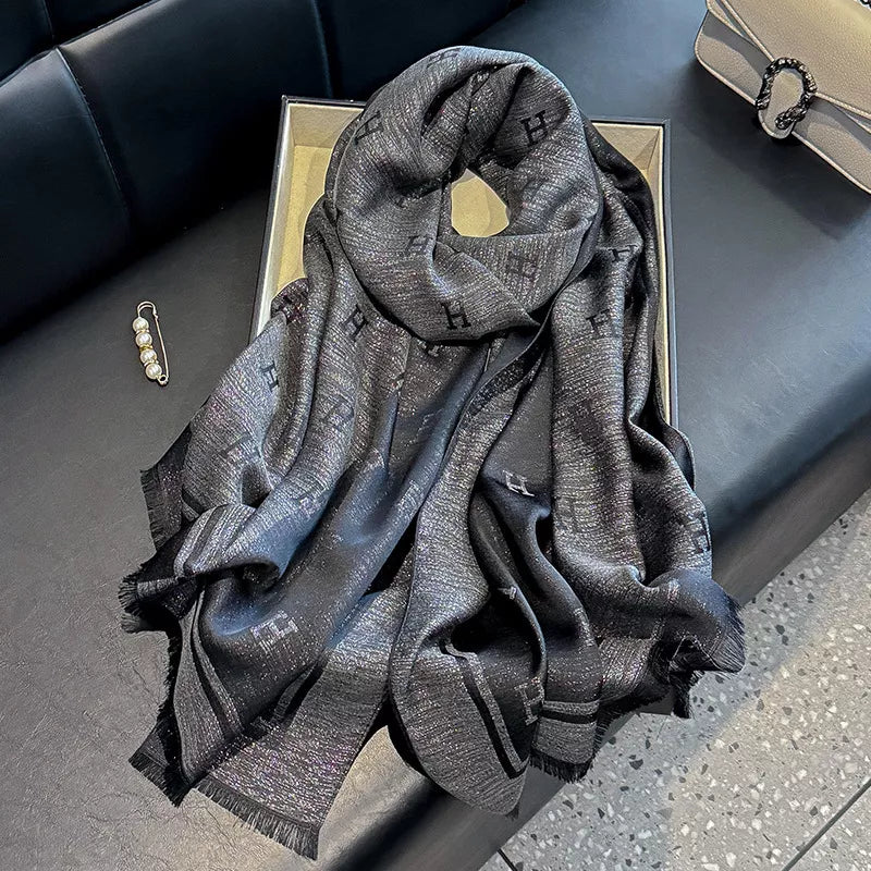 Raw Hem Scarf