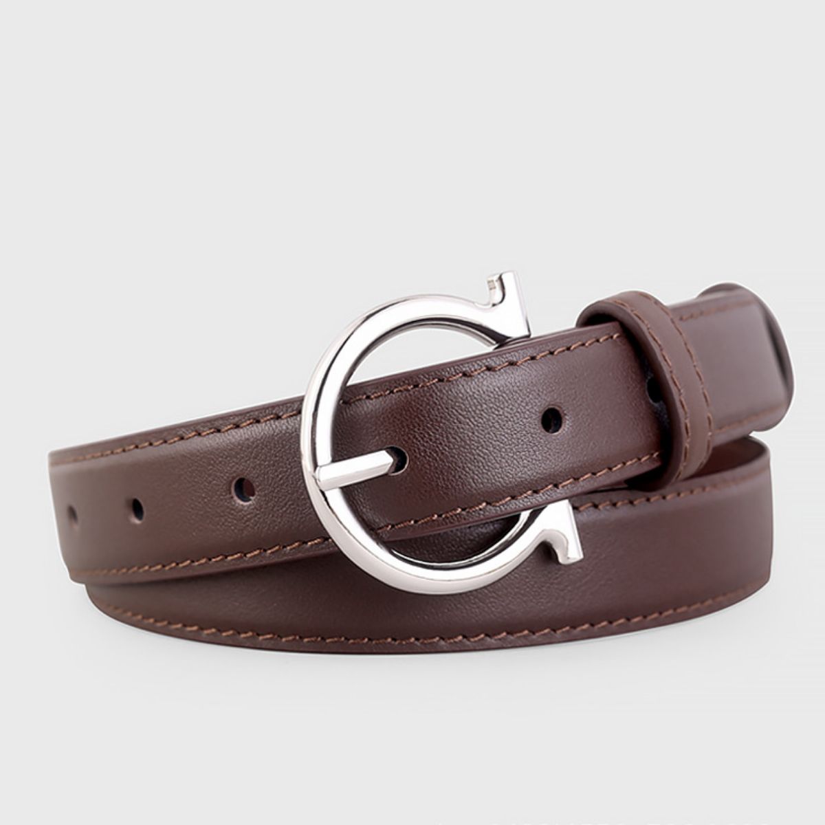 Buckle Leather Belt