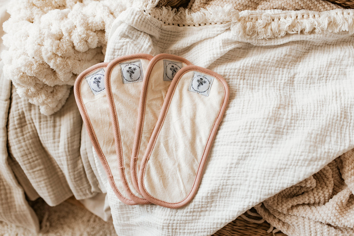 Newborn 4 Layer Bamboo Terry Insert