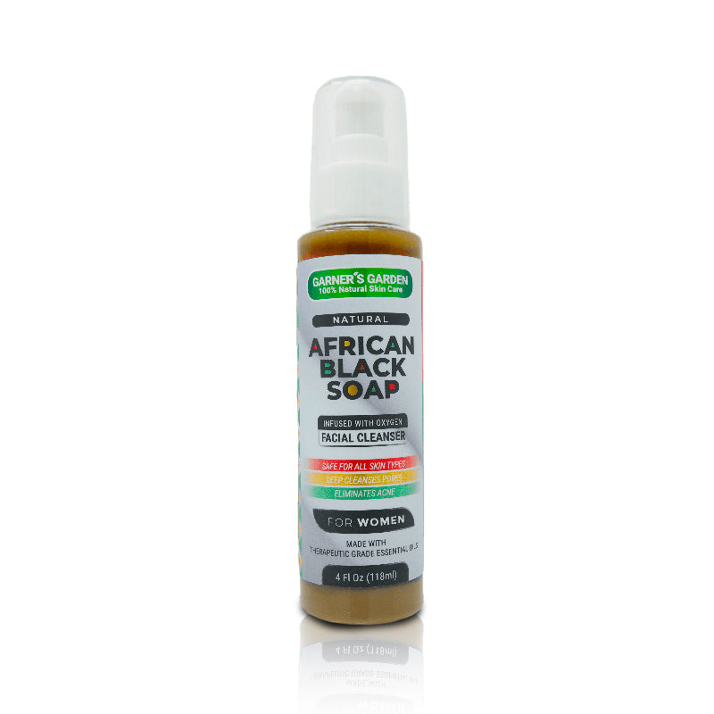 African Black Soap Foaming Facial Cleanser | H2O2