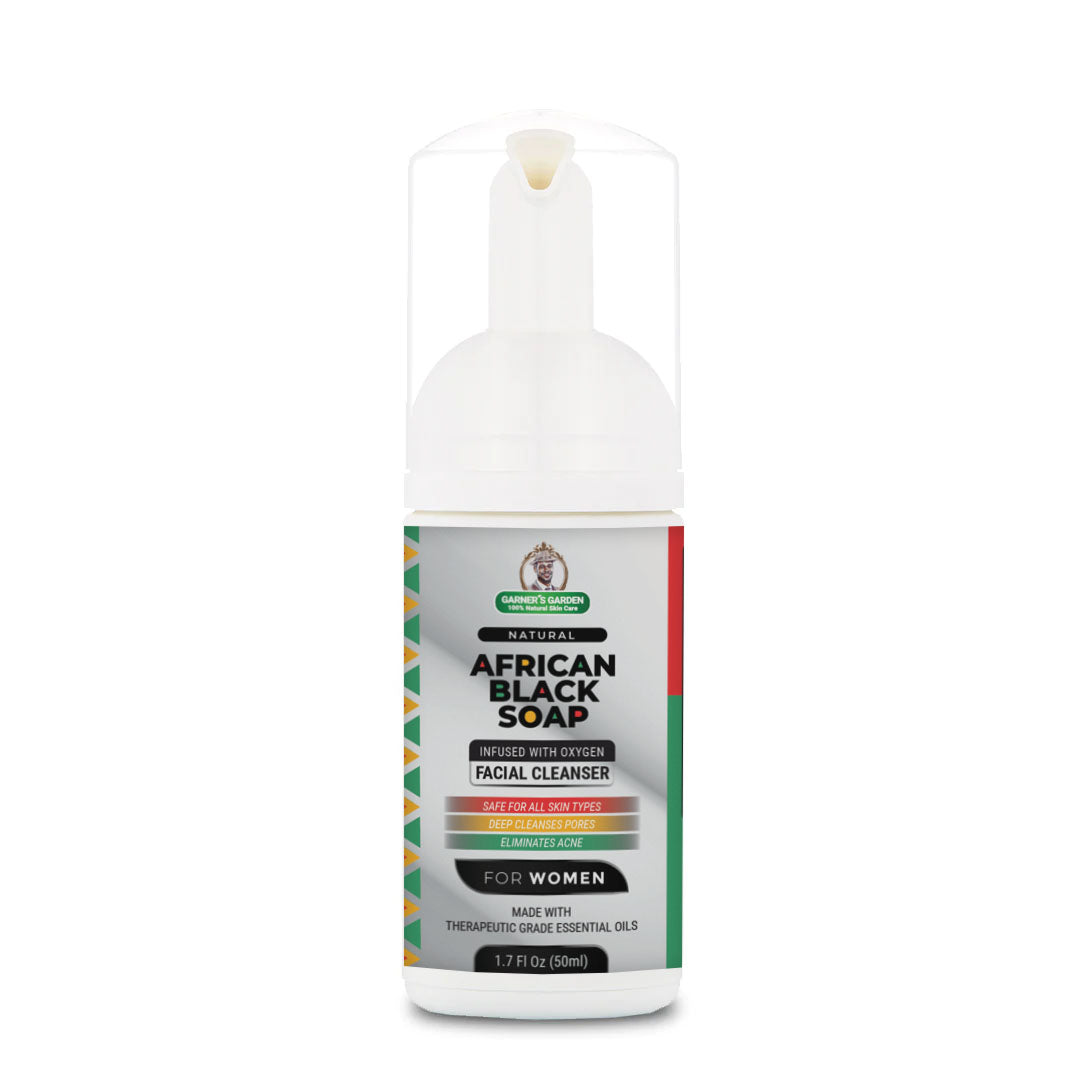 African Black Soap Foaming Facial Cleanser | H2O2