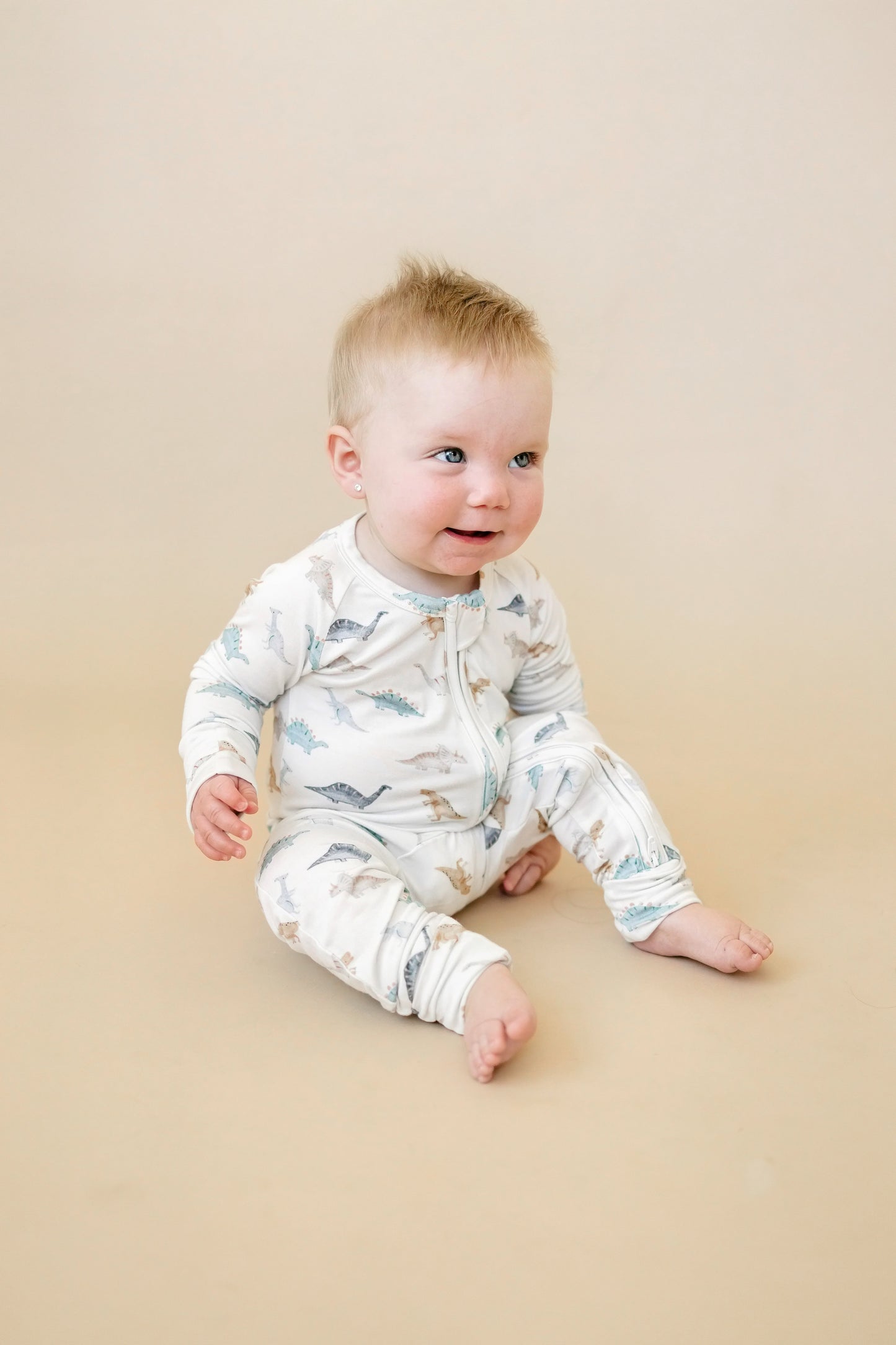Snugglesaurus Bamboo Zippy Pajamas