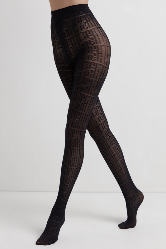 Fantasy Tights Conte Art - Letter Pattern