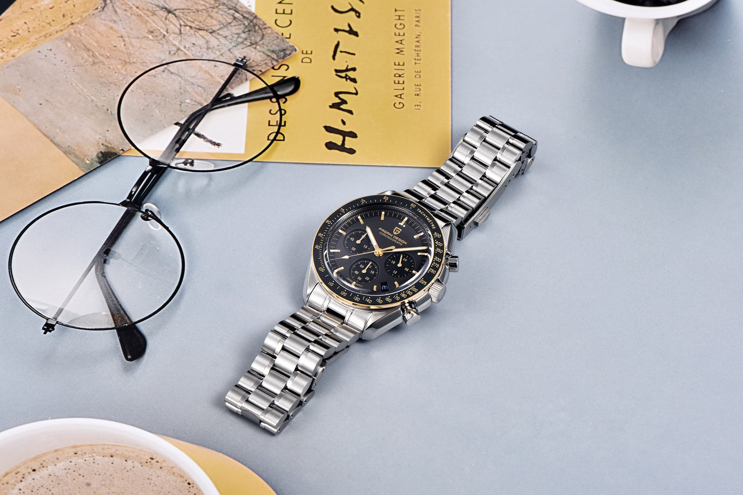 2023 New Men's Speed ChronoLux Quartz Watch: Luxury, Performance, and Elegance with Automatic Date and Sapphire Mirror