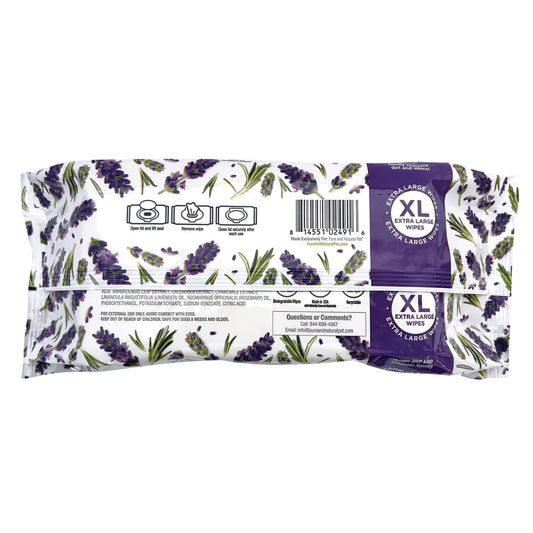 Grooming and Cleansing Wipes (Lavender and Rosemary)