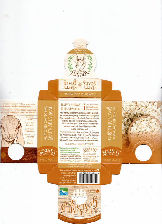 Goat's Milk Soap – Almond Oatmeal