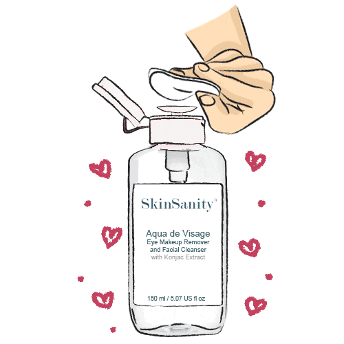 SkinSanity® Aqua de Visage Eye Makeup Remover & Facial Cleanser 5 fl oz