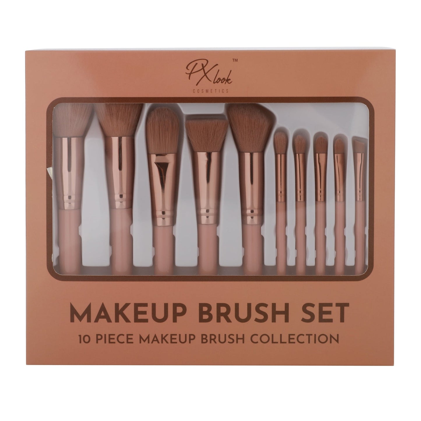 Makeup Brush Set - 10 Piece Makeup Brush Collection