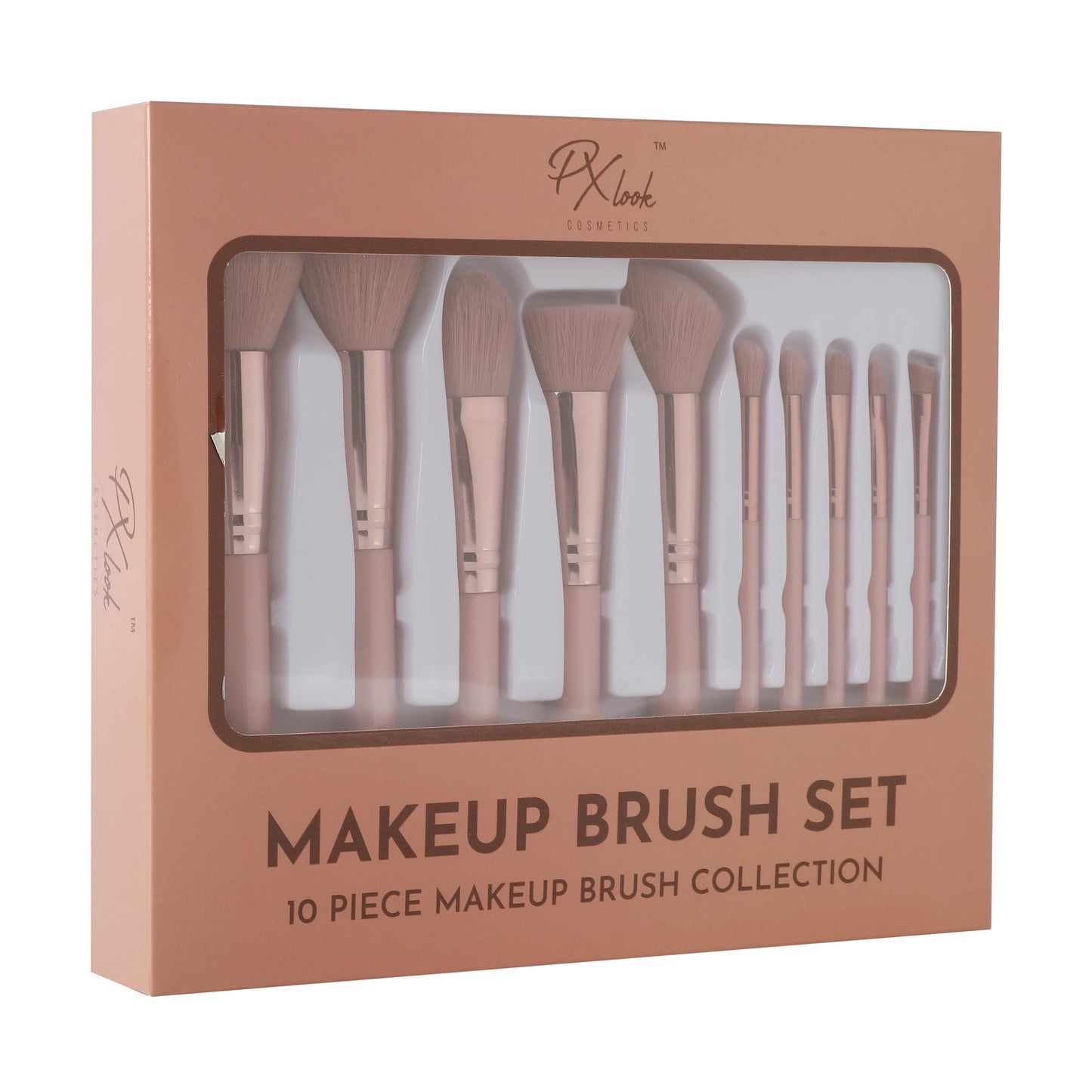 Makeup Brush Set - 10 Piece Makeup Brush Collection